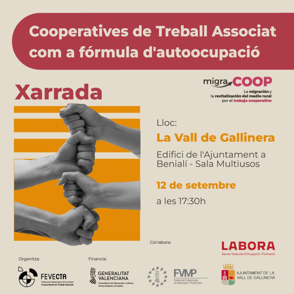 CHARLA SOBRE COOPERATIVISMO EN LA VALL DE LA GALLINERA